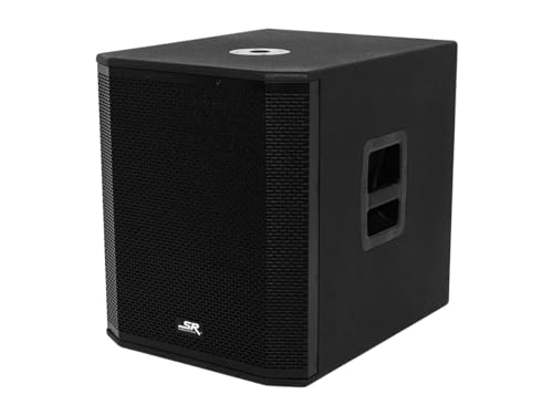 Monoprice Stage Right LM15A 1000W 15in Powered Subwoofer Speaker with Class D and DSP