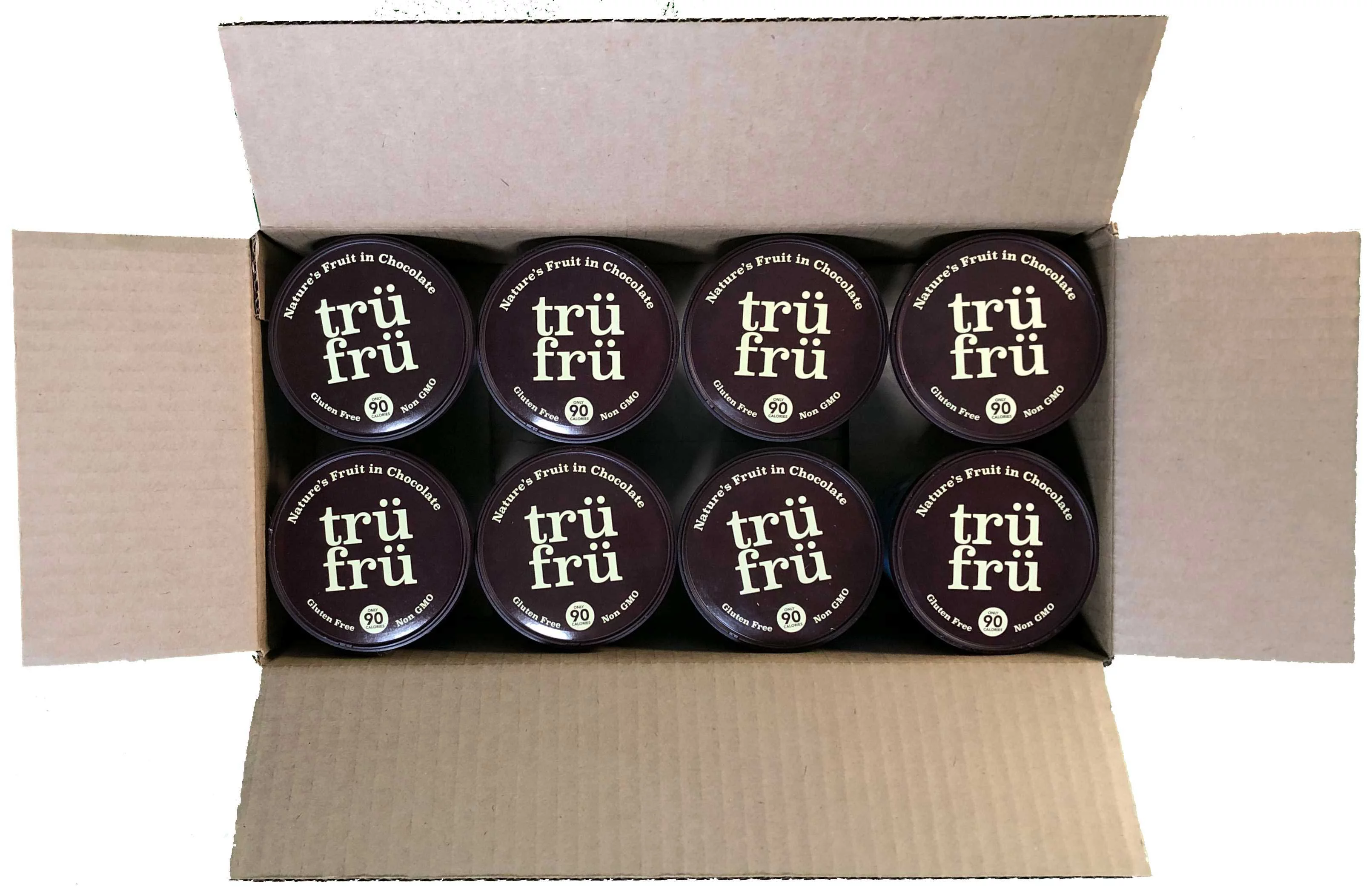 Tru Fru Grab and share Hyper Chilled Whole Raspberries in White and Milk Chocolate, 5 Ounce -- 8 per case