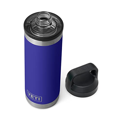 YETI Rambler 18 oz Bottle, Vacuum Insulated, Stainless Steel with Chug Cap, Sandstone Pink