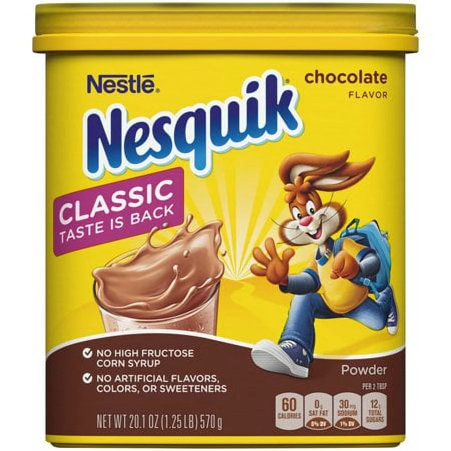 Nesquik Chocolate Powder 20.1oz (Pack of 12)