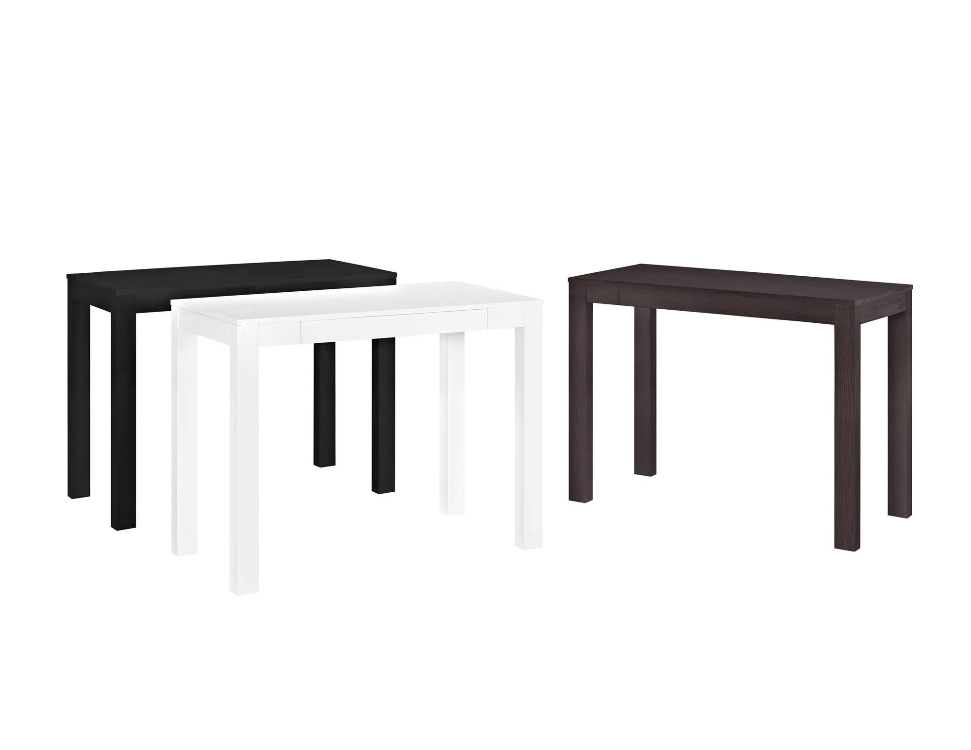 Ameriwood Home Parsons Desk with Drawer White