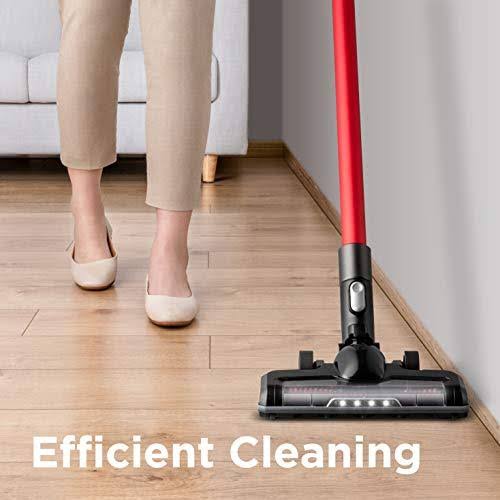 Eureka Cordless Vacuum Cleaner, Hight Efficiency for All Carpet and Hardwood Floor LED Headlights, Convenient Stick and Handheld