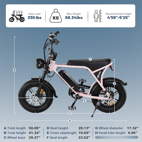 OUXI Electric Bike for Adults, 16