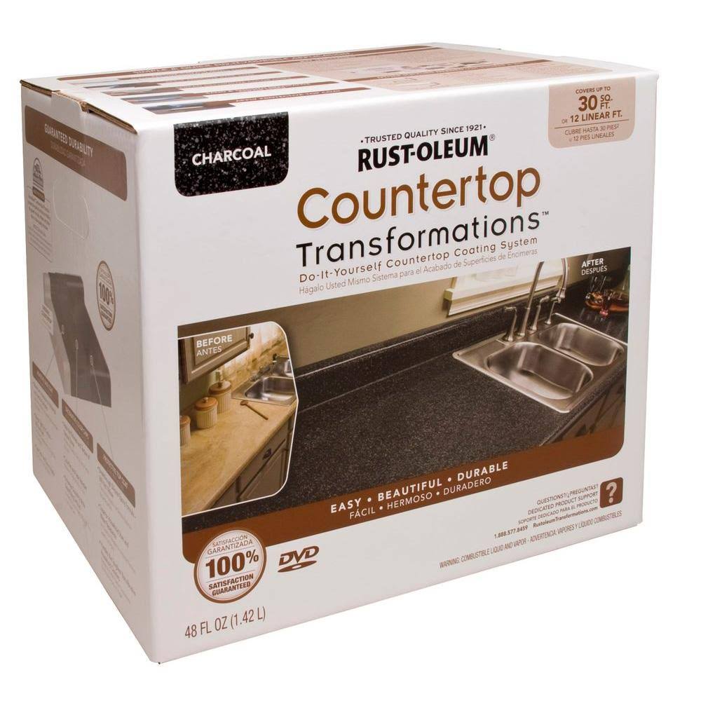 Rust-Oleum 258512 Countertop Transformations Kit, Small Kit, Charcoal