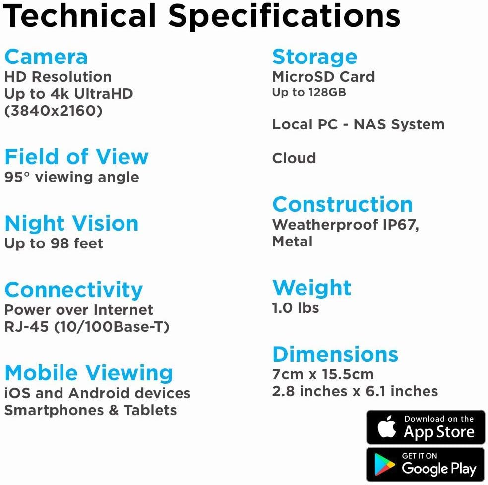 Hikvision DS-2CD2083G0-I 8.0MP 4K UltraHD Exir Bullet Camera IR, 4.0mm, IP67 Weatherproof