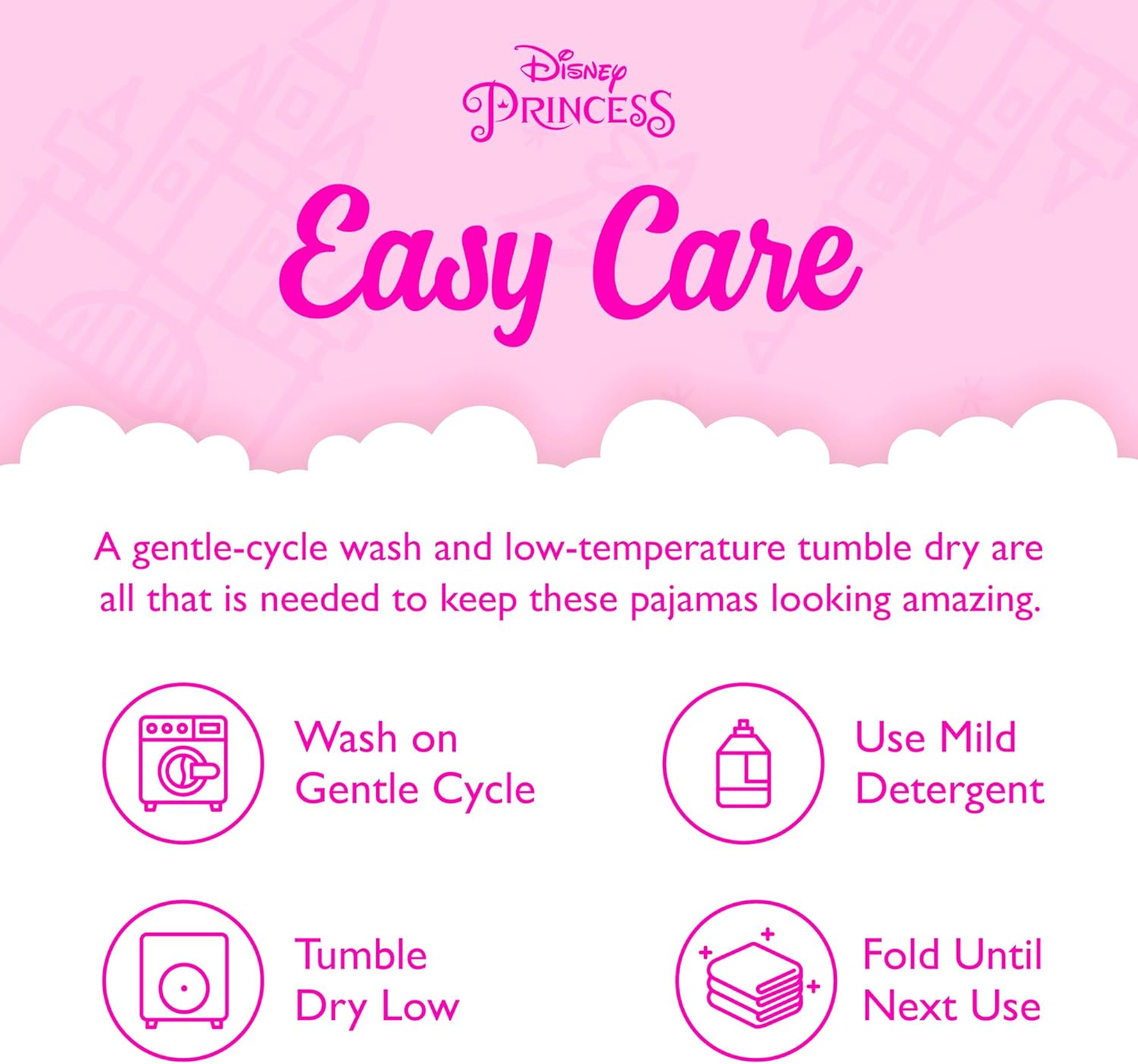 Disney Girls' Fantasy Gown Nightgown, Always Princess, 3T