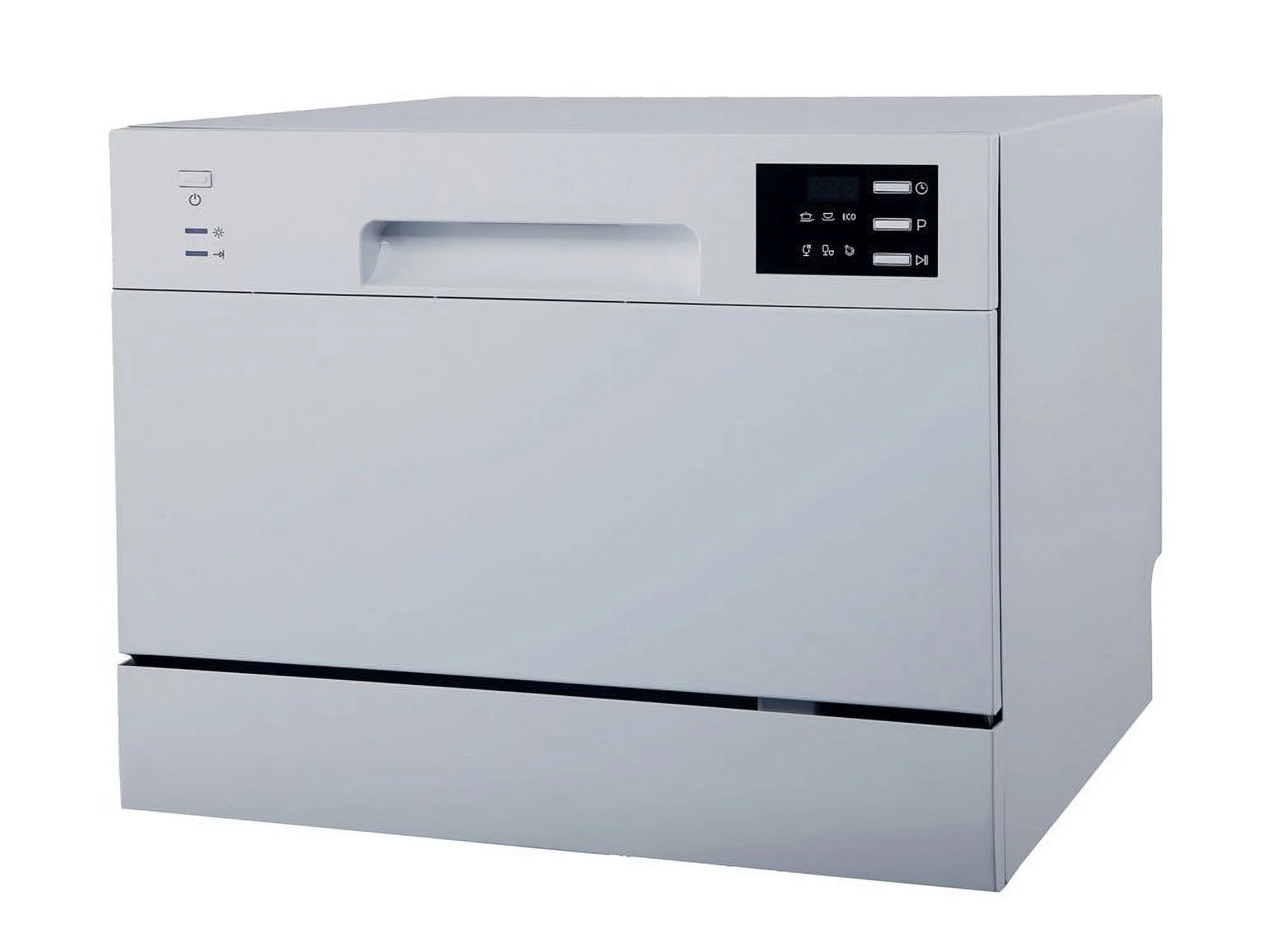 Countertop Dishwasher with Delay Start & LED - Silver