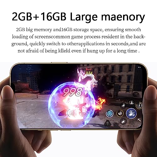Unlocked Smartphone 6.7inch Cell Phone IP14pro Max 2+16GB HD Full Screen Straight Talk Phone Dual Sim Unlocked Android Phones Boost Mobile Phone