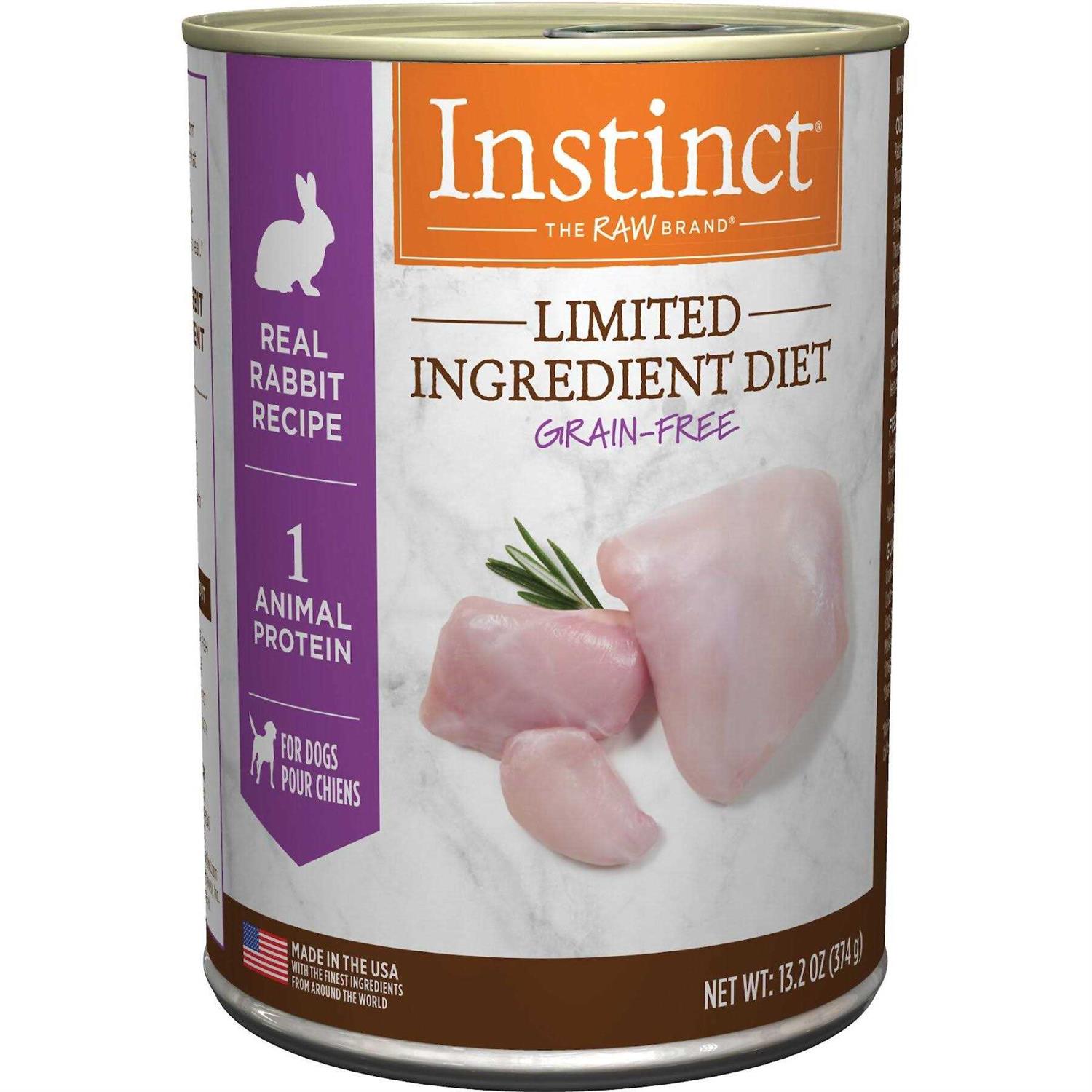 Instinct Limited Ingredient Diet Grain-Free Real Rabbit Recipe Wet Canned Dog Food - Pet Supplies online store