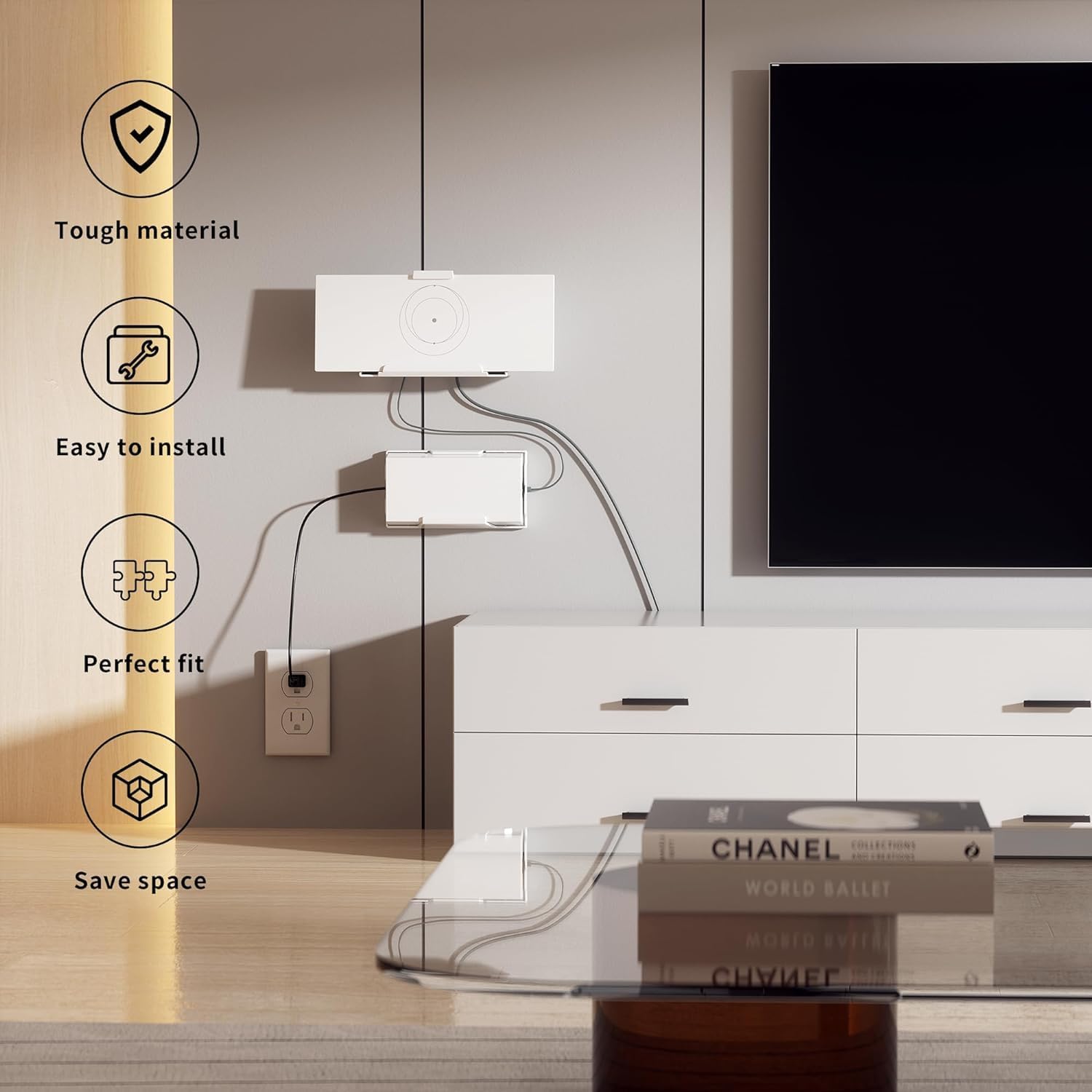Starlink V3 Mount,Starlink Gen 3 Router and Starlink Gen 3 Power Supply Mounting Kit