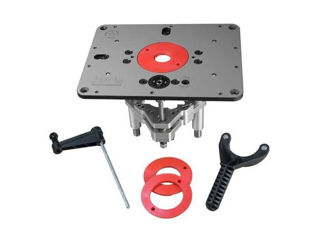 JessEm 02310 Rout-R-Lift II Router Lift and 10-Piece Insert Ring Set
