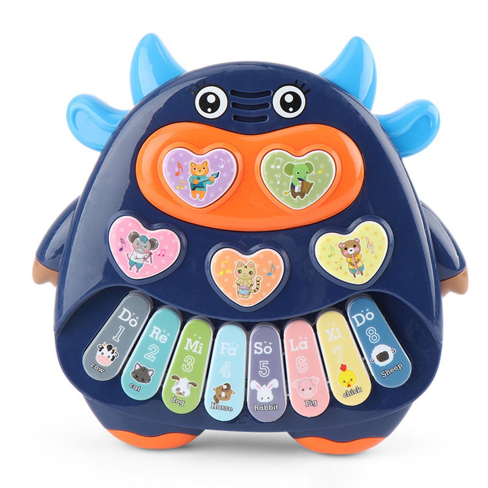 Baby Musical Toys Toddler Piano Keyboard with Song & Light Infant Drum Set Learning Toys for Babies 0 6 12 Months Gift,Girls Boys Age 1 2 3 Years Old Play