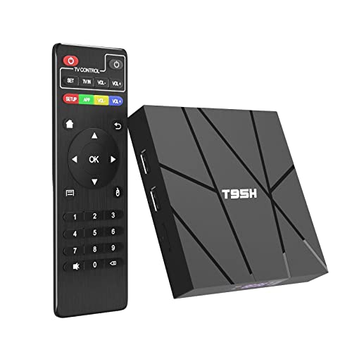 Android Tv Box 10.0, Android Box 1GB RAM 8GB Allwinner H616 Quad-core Smart Box, Support 6K, H.265, 3D, 2.4G WiFi,10/100M Ethernet