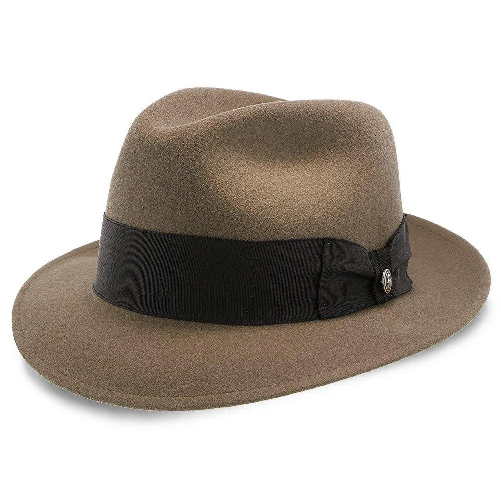 Stetson Frederick Wool Fedora - Black