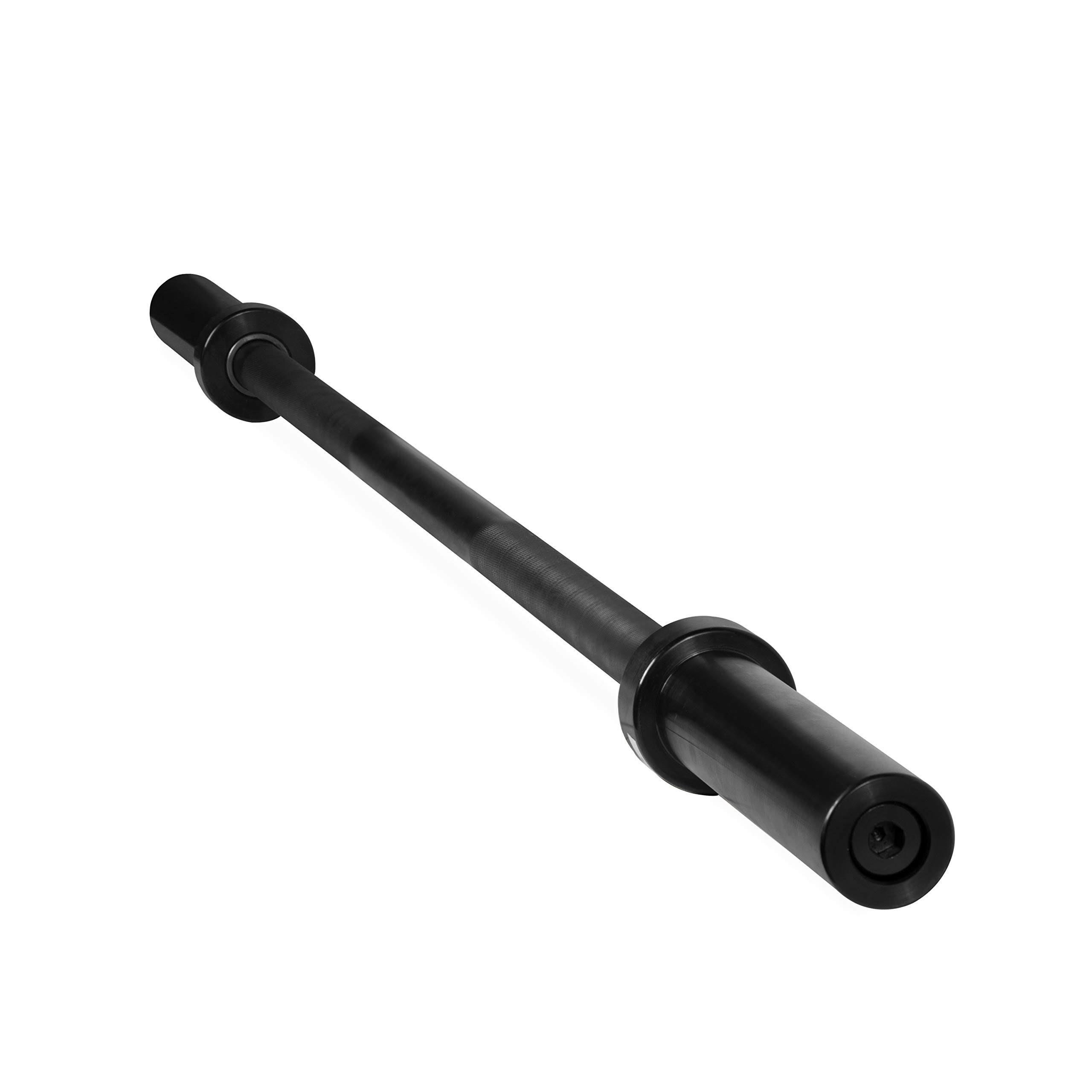 Cap Barbell 2-Inch Olympic 5 ft Weight Bar, Black
