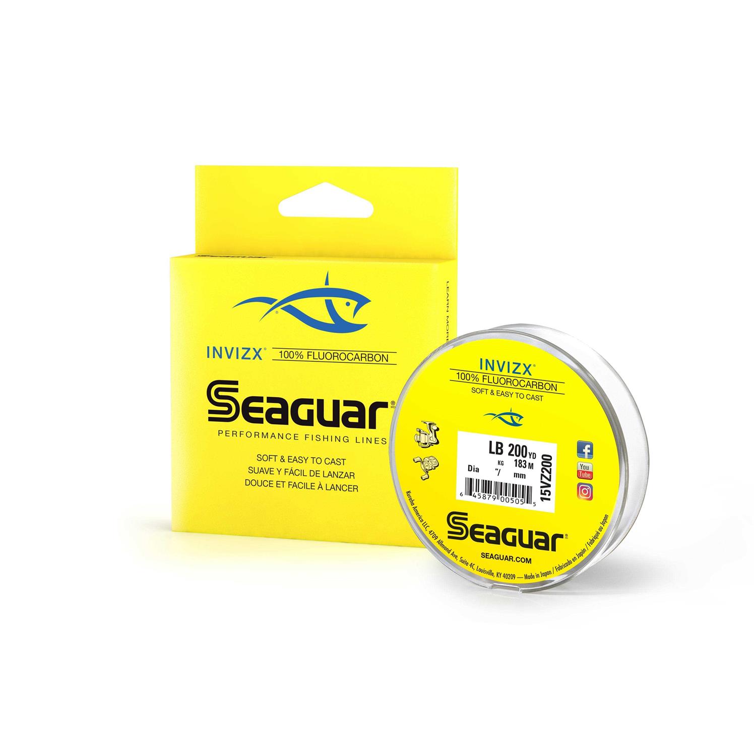 Seaguar InvizX Fluorocarbon Line - Sports Supplies Online Store
