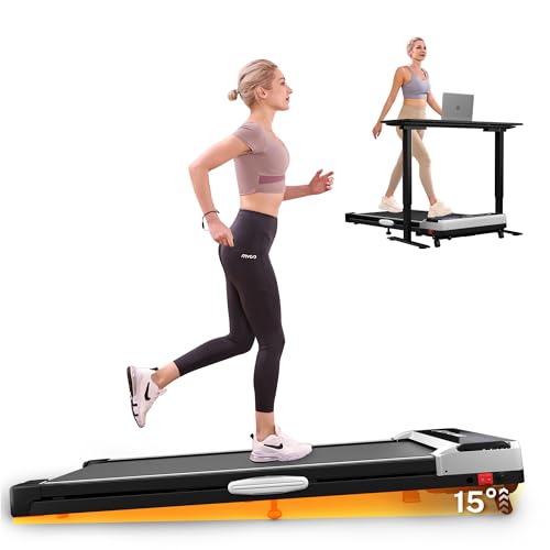 Walking Pad Treadmill with Incline, Under Desk Treadmills, Portable Treadmill for Home Office, Walking Pad 4 in 1 Treadmill for Walking Running, 2.5HP Compact Treadmill with Remote Control
