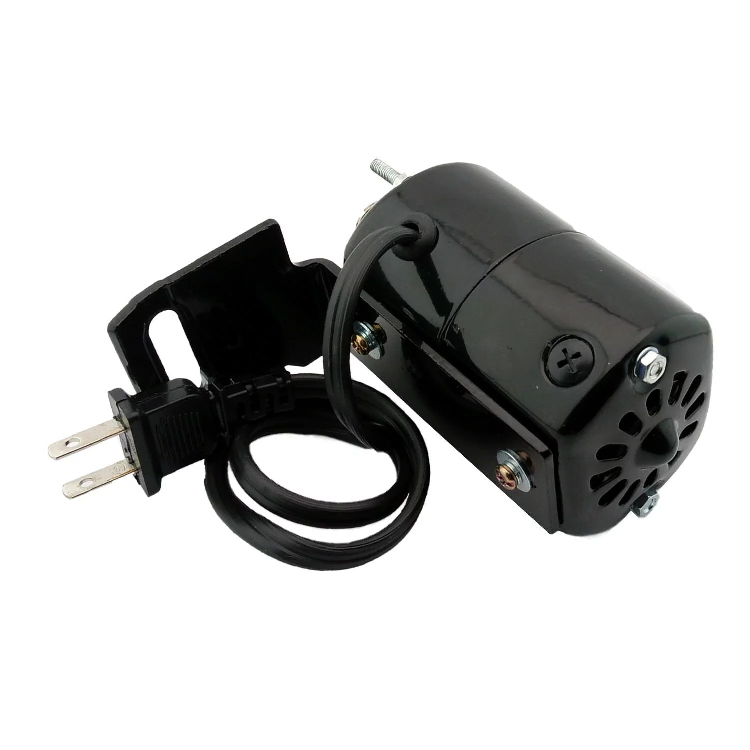 Alphasew Domestic L-Bracket Sewing Machine Motor, 110 Volt, 90W, 7000RPM