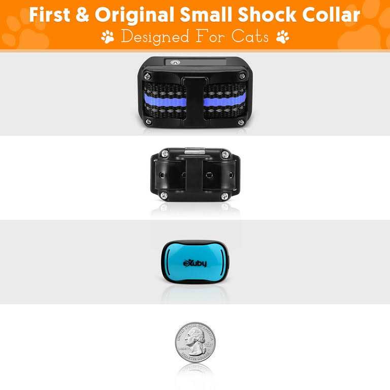 Exuby Small Cat Shock Collar w/ Remote Designed for Training Cats - Pet Supplies online store