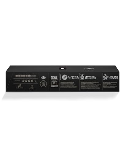 Nespresso Capsules Vertuo, Espresso Bold Variety Pack, Medium and Dark Roast Coffee, 40-Count Espresso Pods, Brews 1.35oz.