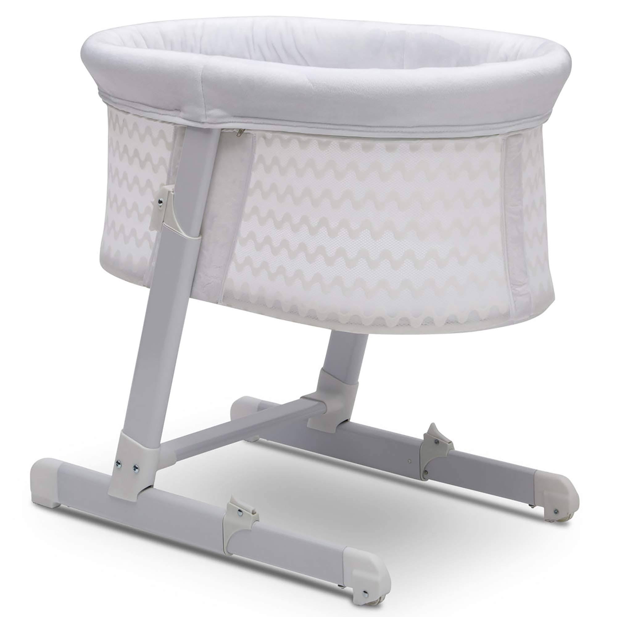 Simmons Kids Oval City Sleeper Bassinet - White Cap
