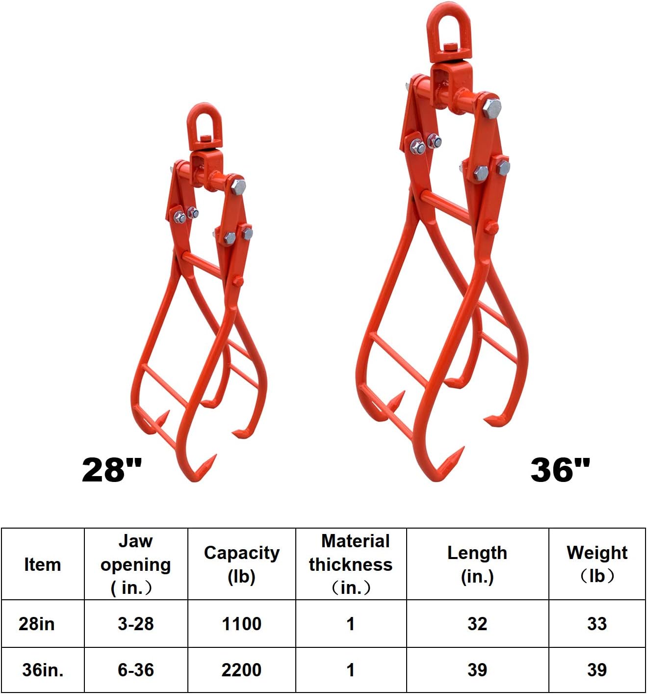 Log Lifting Tongs 28