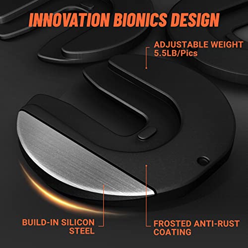 55 lbs Pair Adjustable Dumbbell, Fast Adjust Dumbbell Weight for Exercises Pair Dumbbells for Men and Women in Home Gym Workout Equipment, Dumbbell with Tray Suitable for Full Body