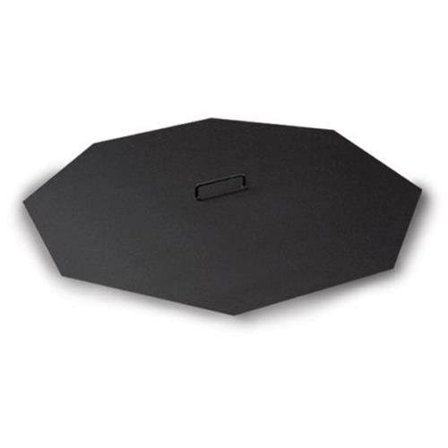 Masterflame 48x22 Octagonal Galvanized Steel Plated Fire Pit Cover / Snuffer Lid