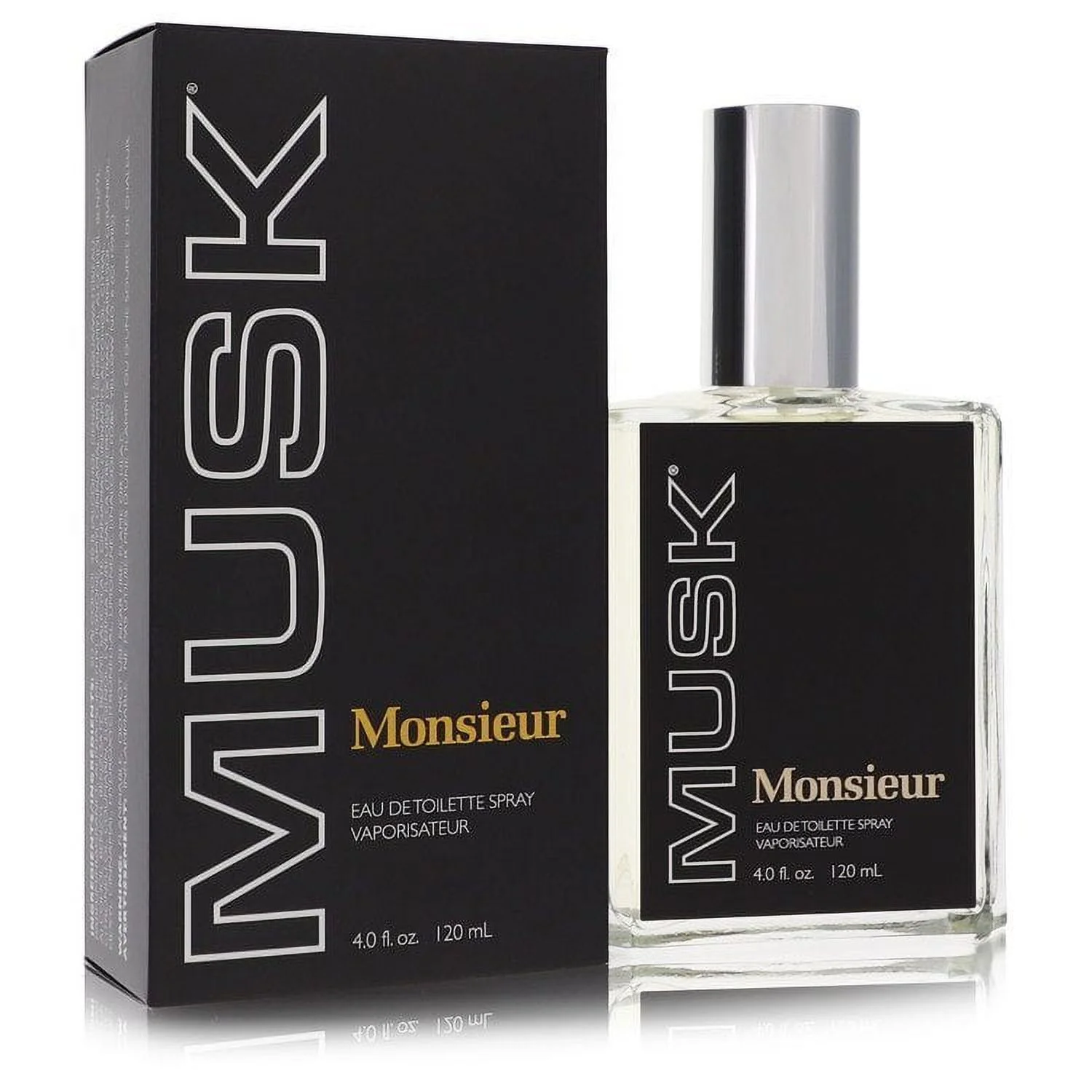 Monsieur Musk by Dana - Oriental Fragrance for Men - Captivating Spice, Green, Wood Blend
