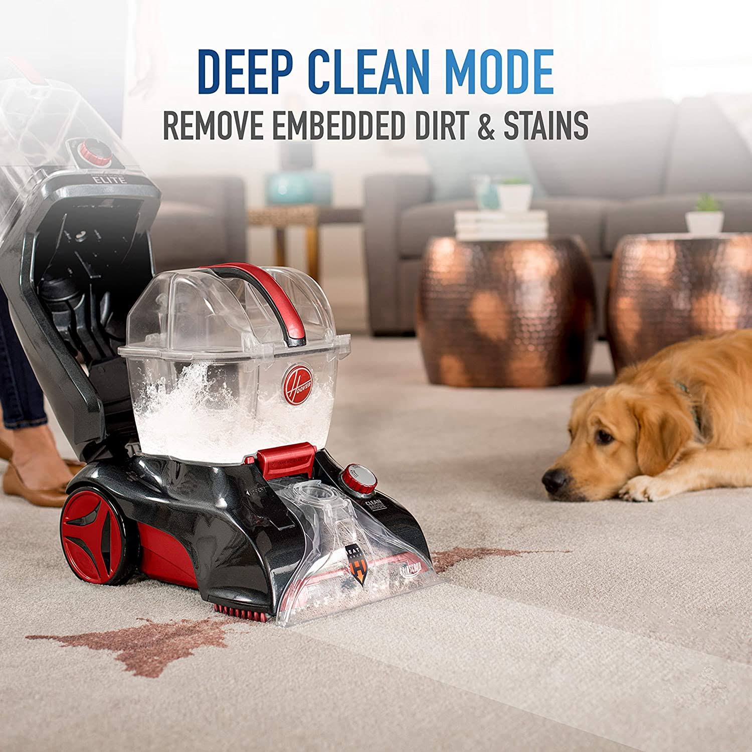 Hoover Professional Series Power Scrub Elite Pet Plus Upright Pet Carpet Cleaner