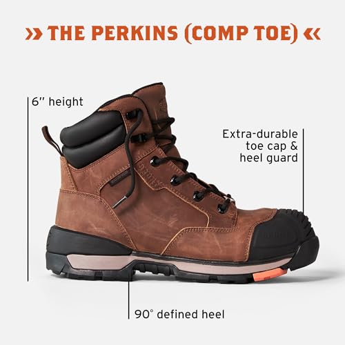 BRUNT Perkins (Comp Toe) - Brown - 6