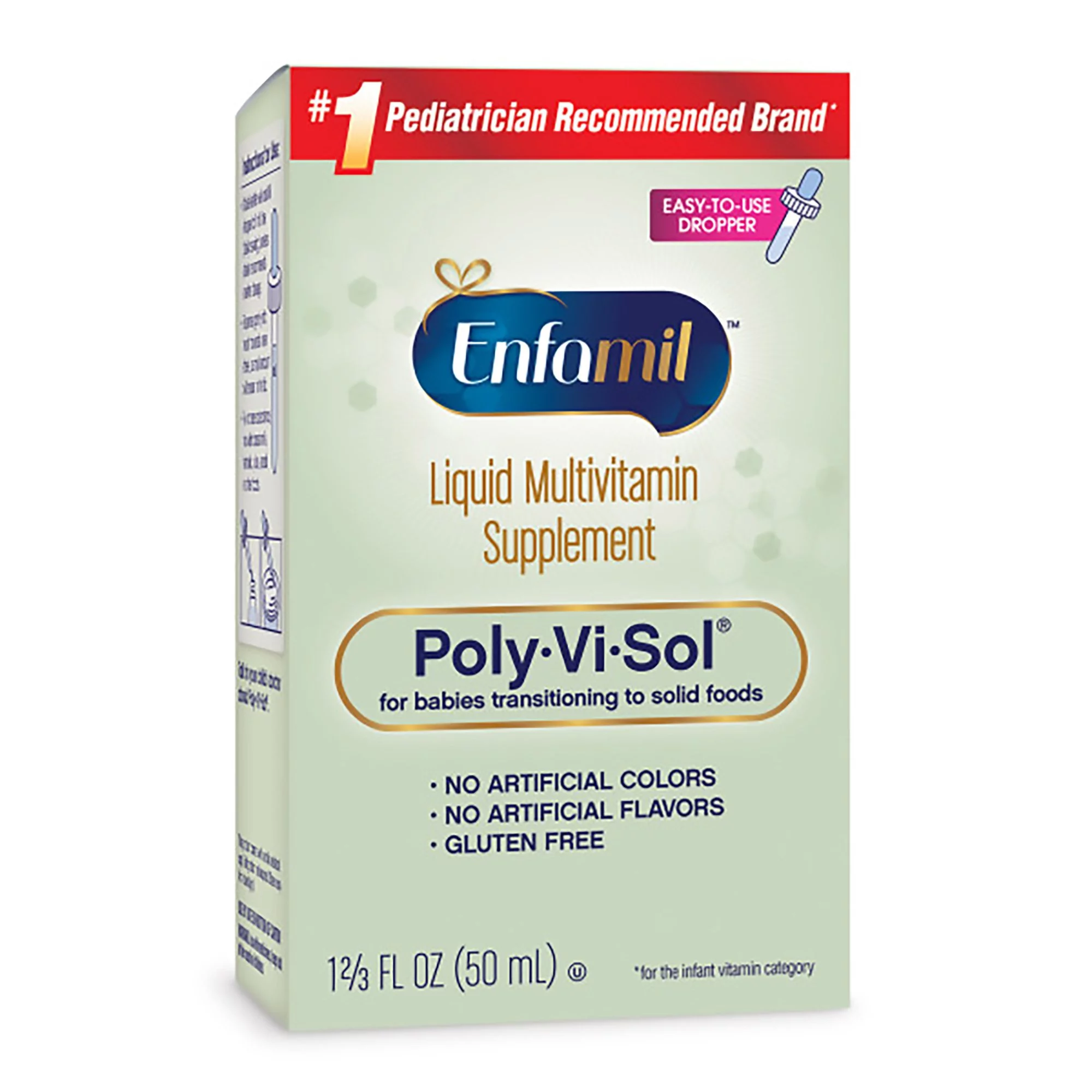 Enfamil Poly-Vi-Sol Multivitamin Supplement Drops 1.66 fl oz (pack of 6)