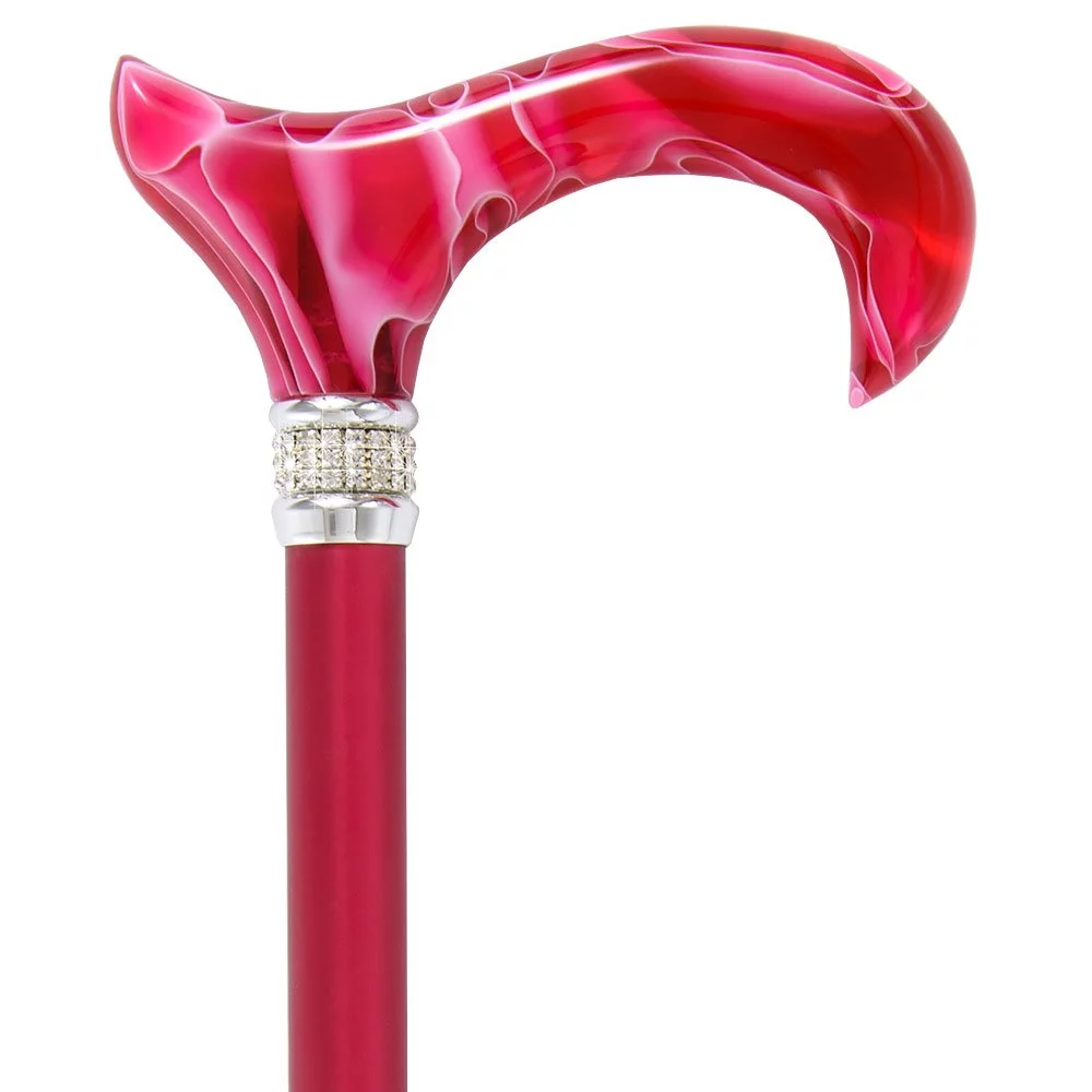 Royal Canes Pearlz Designer Adjustable Derby Walking Cane for Men & Women