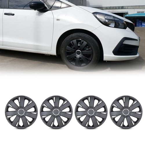 Wheel Hubcap Covers 16 inch, ABS Chrome Wheel Rim Cover Hub Caps Snap On Auto Tire Sturdy Guards Replacement Set of 4, Universal for Most Cars Nissan Toyota Acura Chevy Mazda VW