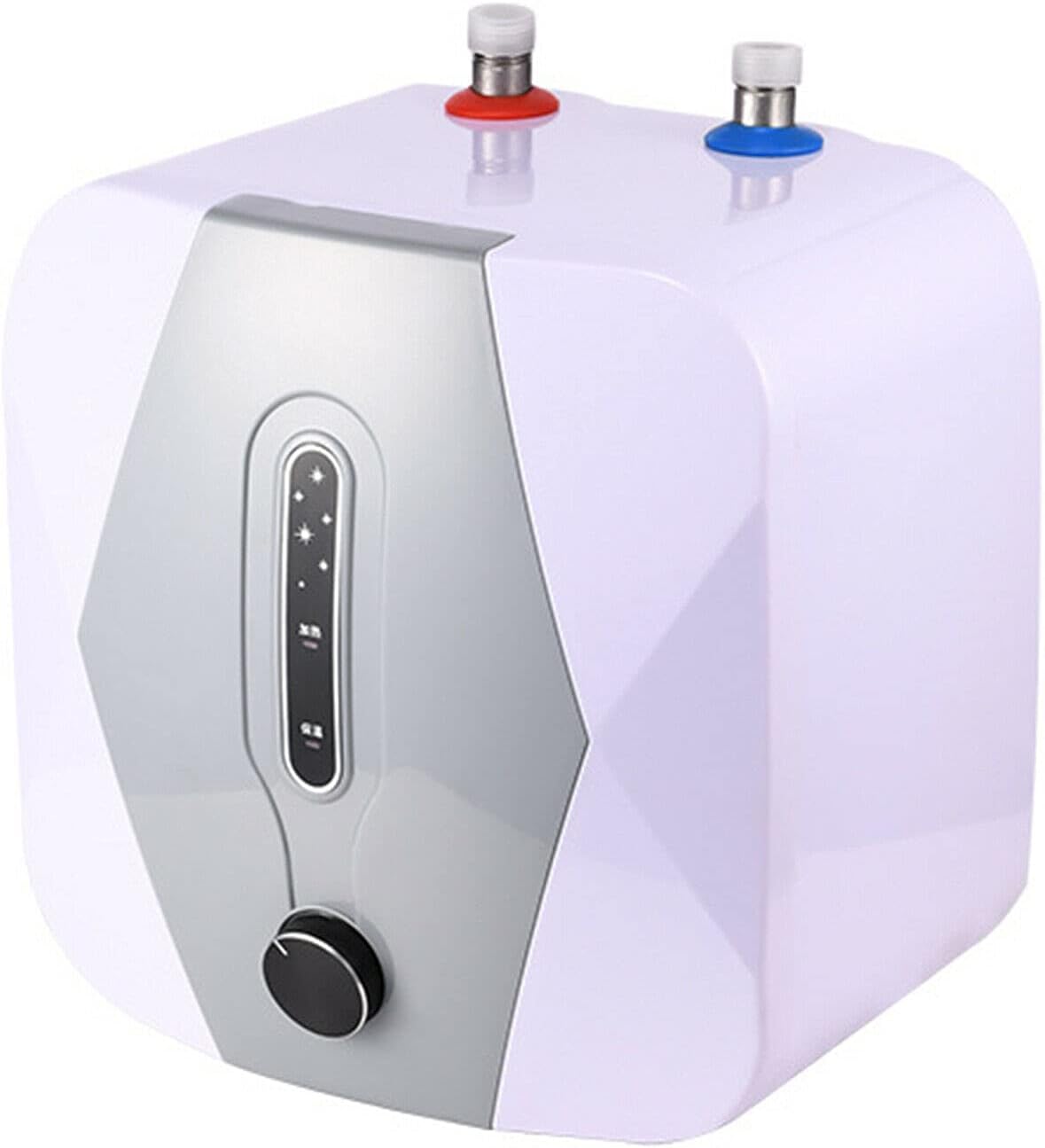 1500W 8L 110V Compact Size Instant Electric Tank Home Hot Water Heater Kitchens Hair Salons IPX4 Mini Instant Tankless Shower 75 ℃ For Kitchen Bathroom USA STOCK