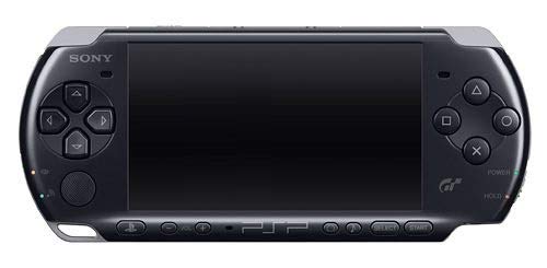 Sony PSP Slim and Lite 3000 Series Handheld Gaming Console with 2 Batteries and Memory Card (Black/Red) (Renewed)