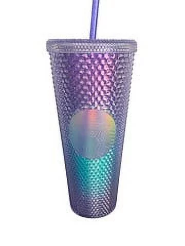 NEW Starbucks Summer 2021 Purple Ombre Tumbler Mermaid Siren Studded 24oz