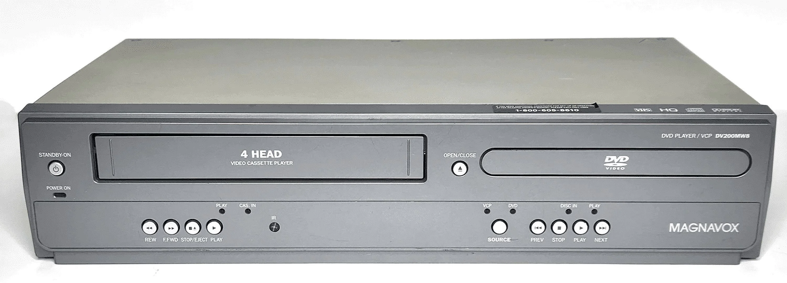 Magnavox DV200MW8 DVD/VCR Combo (New)