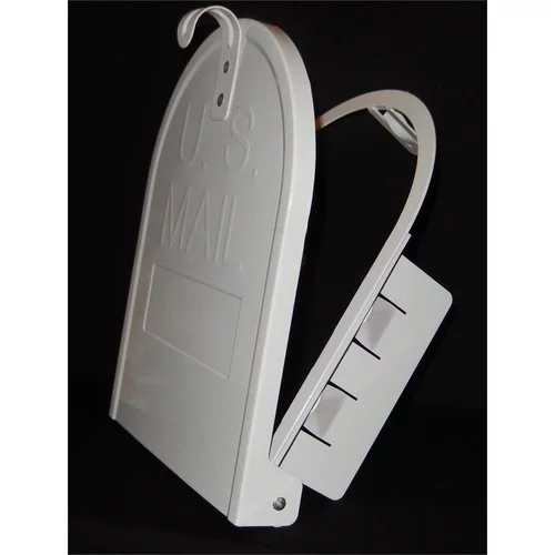 RetroFit Aluminum Mailbox Door- Large Black 8