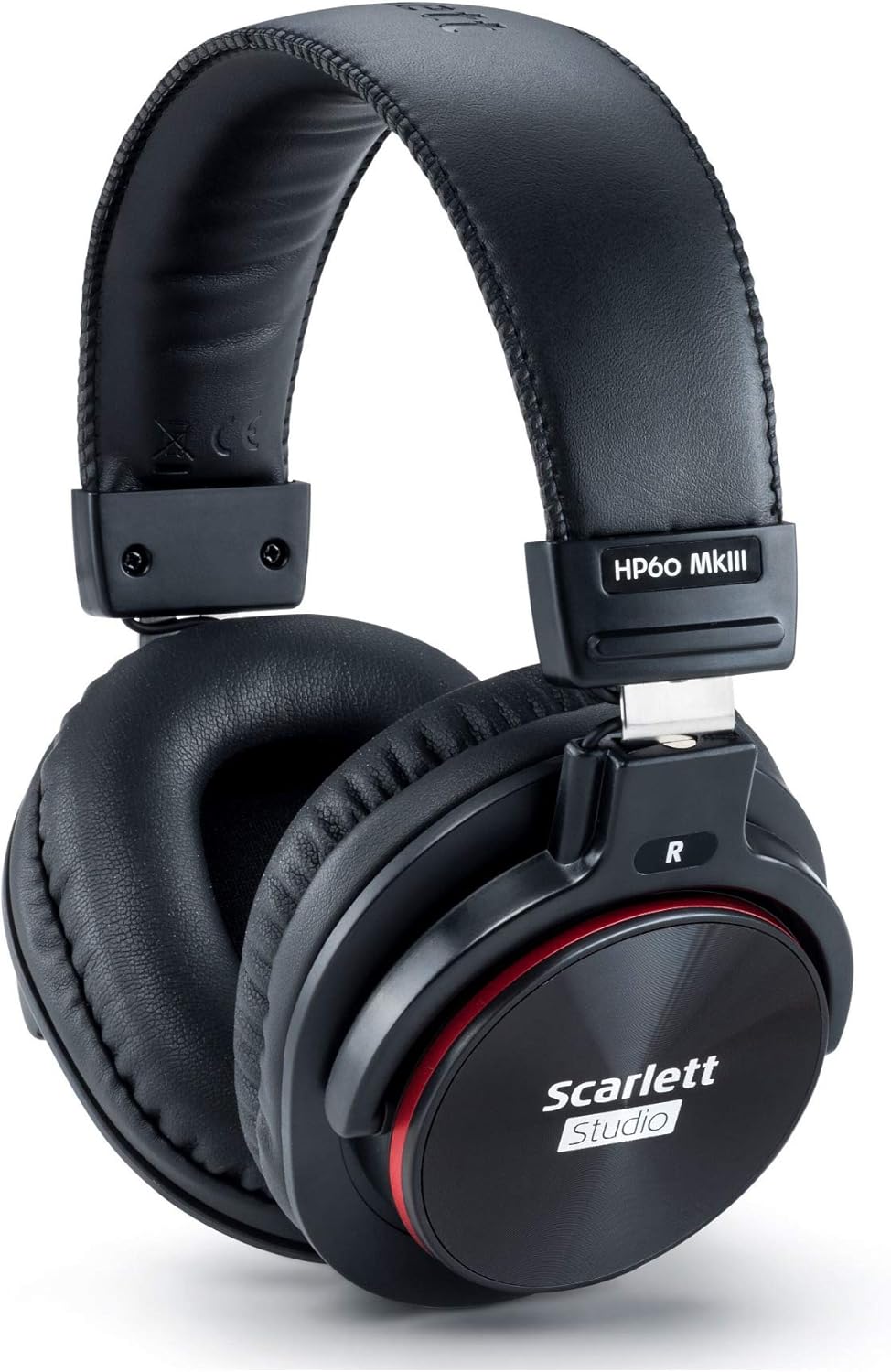 Focusrite Scarlett 2i2 Studio 3rd Gen USB Audio Interface Bundle with Pro Tools First, Microphone, Headphones, XLR Cable, Knox Studio Stand, Shock Mount, and Pop Filter (7 Items)