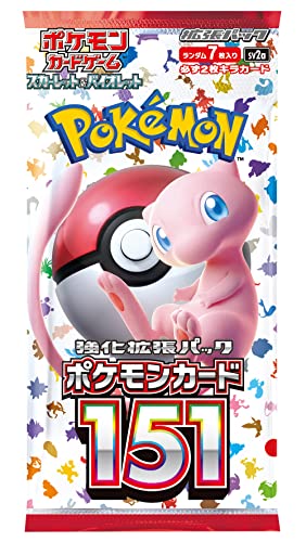 Pokemon Card Game Scarlet & Violet Enhanced Expansion Pack Pokemon Card 151 Booster Box (Japanese) - 20 Packs