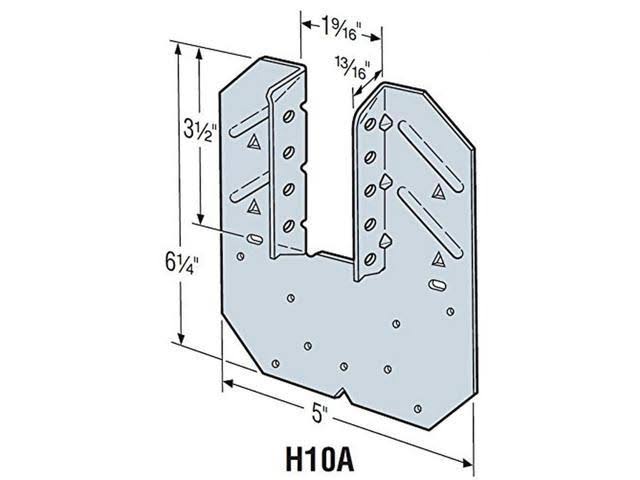Simpson Strong-Tie Hurricane Tie Galvanized