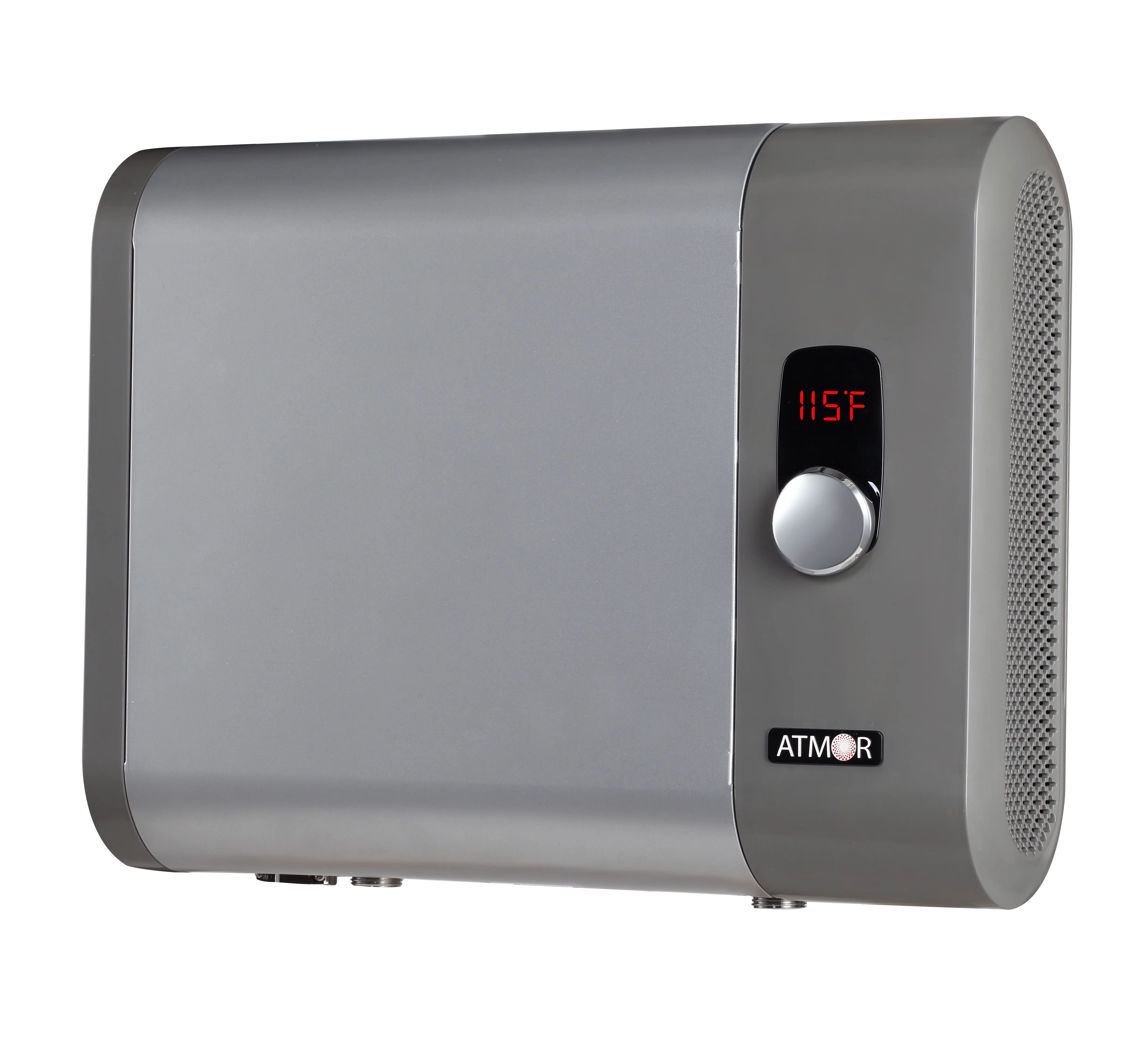 Atmor 29kW 5.4 GPM Electric Tankless Water Heater, ideal for 3 bedroom home, up to 6 simultaneous applications