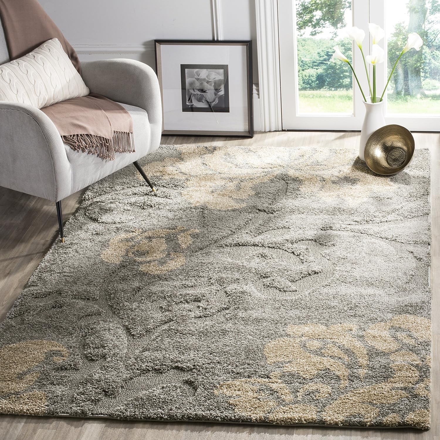 SAFAVIEH Florida Shag Collection Area Rug - 8'6