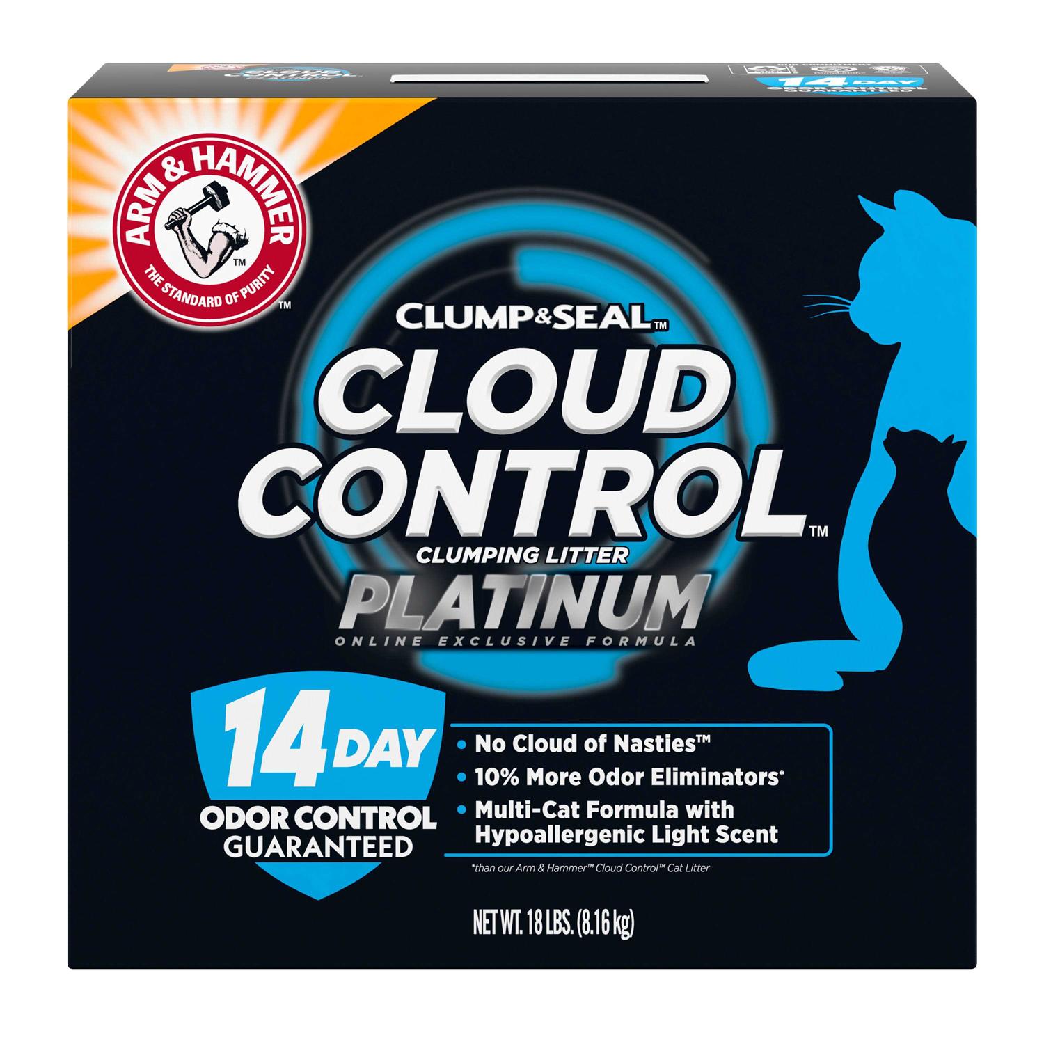 Arm & Hammer Cloud Control Platinum Clumping Cat Litter - Pet Supplies online store