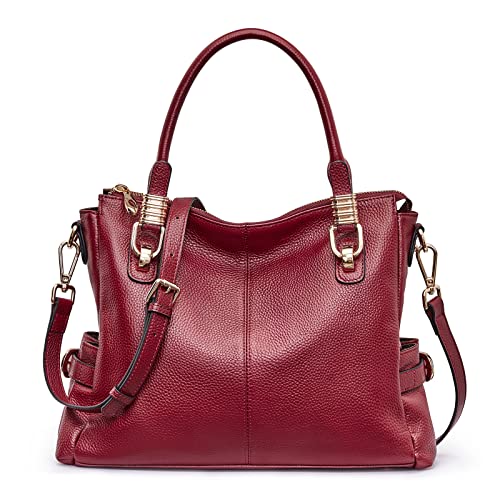Kattee Soft Women Genuine Leather Purses and Handbags Satchel Tote Shoulder Bag