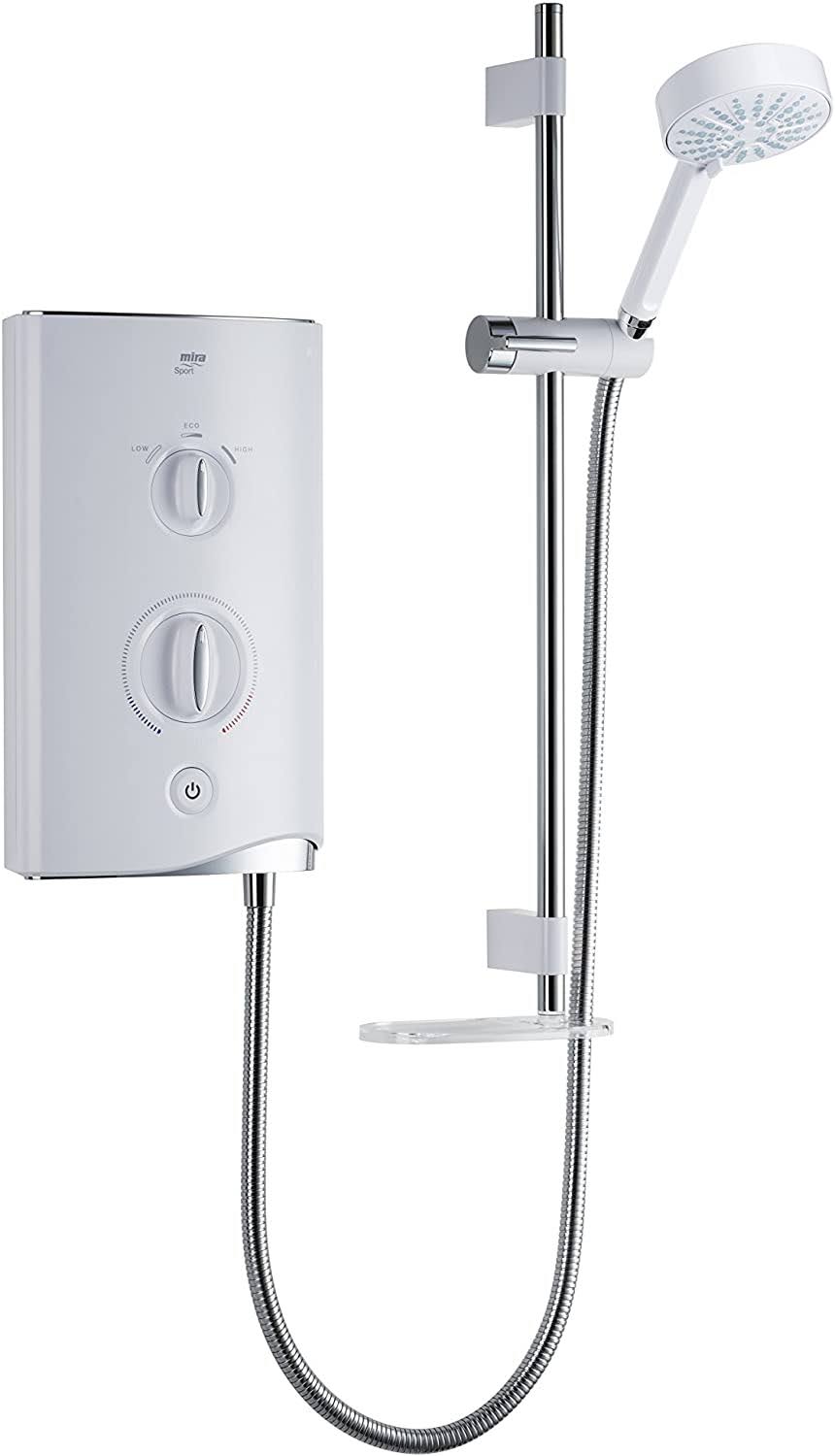 Mira Showers 1.1746.003 Sport 9.8 KW Electric Shower - White/Chrome