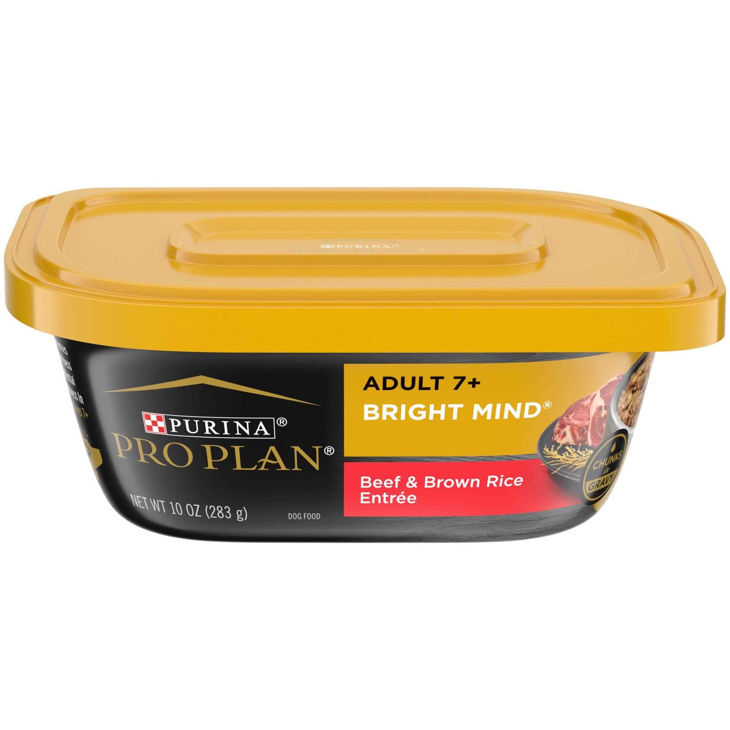 Purina Pro Plan Bright Mind Senior Adult 7+ Brown Rice Entree Wet Dog Food - Pet Supplies online store