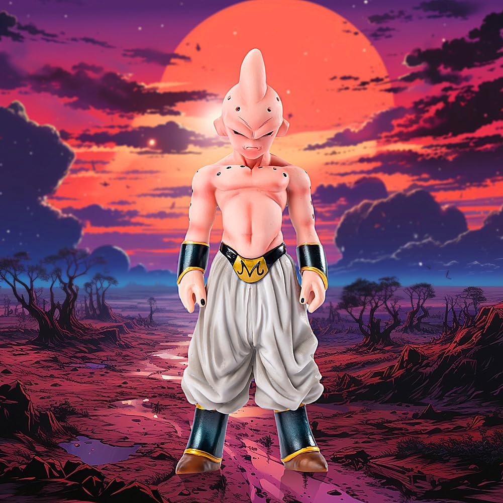 Majin Buu Figure，Kid Buu Figure Statues Figurine DBZ Action Figre Collection Birthday Gifts PVC 8.2 Inch