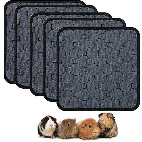 Guinea Pig Cage Liners Washable Guinea Pig Pee Pads, Waterproof Reusable & Anti Slip Guinea Pig Bedding Fast and Super Absorbent Pee Pad - Pet Supplies online store
